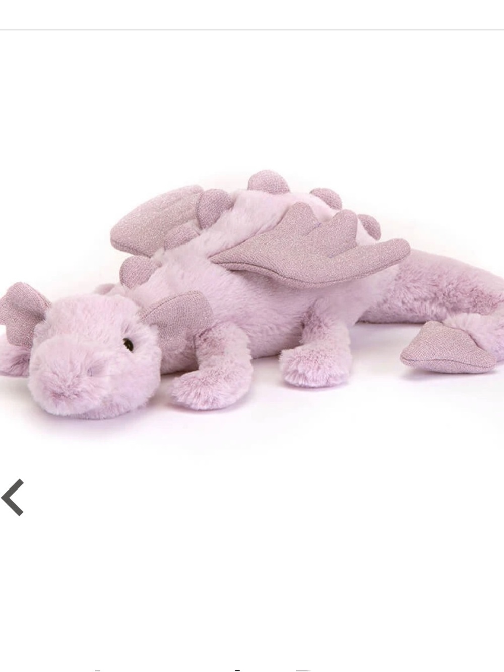 Jelly cat Lavender Dragon size little NWT